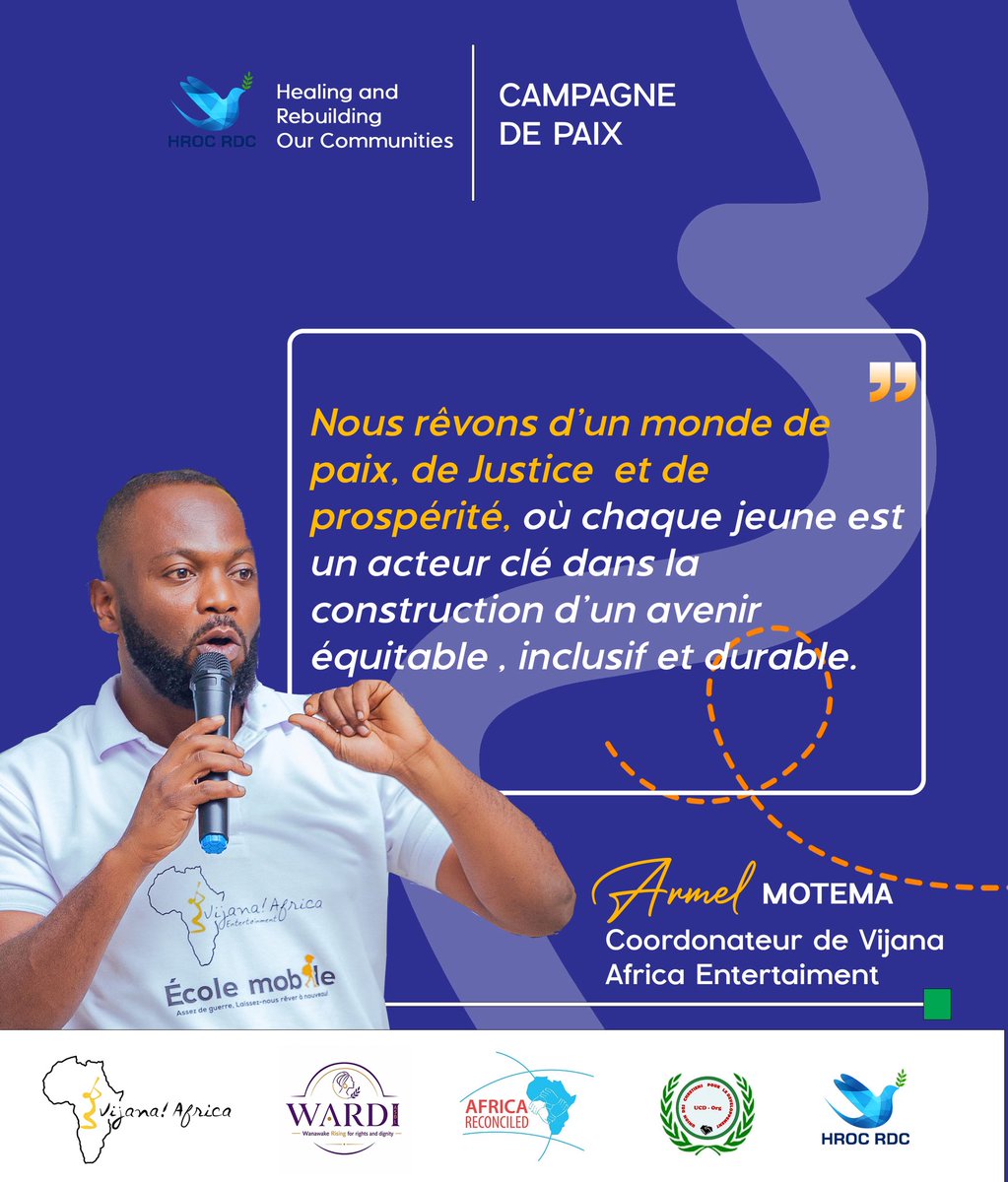 WARDIasbl's tweet photo. Et pour vous ? C’est quoi la #Paix ? 

#peacecompaign2026
#traumahealing
#peacebuilding https://t.co/LXsr467lVB