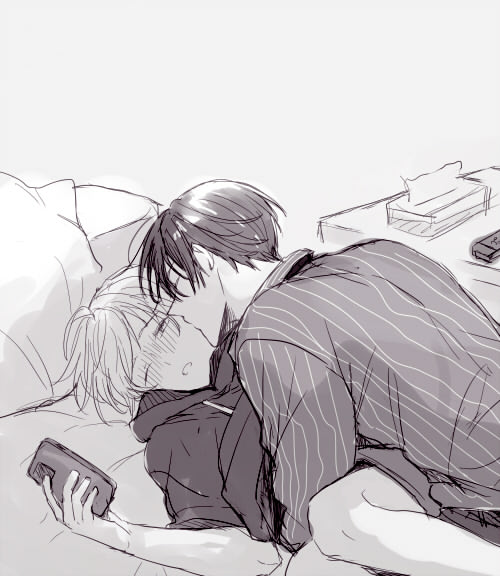 ninmaru0's tweet photo. 創作BL　ほっぺに https://t.co/8S6oxpXUVA