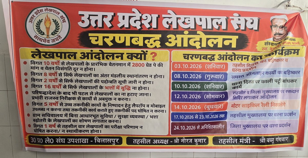 SachinShankhdh3's tweet photo. #लेखपाल_की_मांग https://t.co/Lm1vOpVnzA