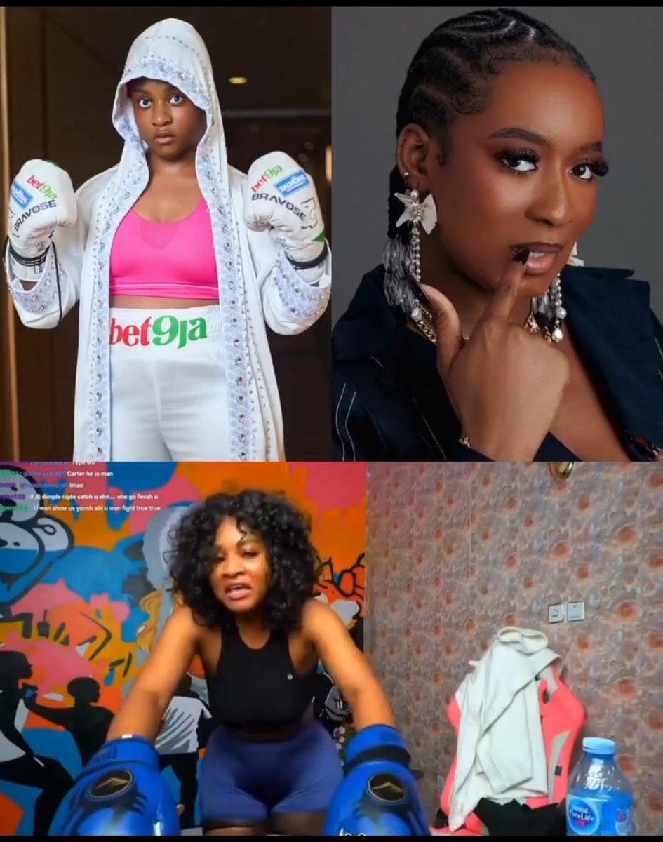 MercyObidake's tweet photo. "Iโm not risking my life to fight a pro-boxer like DJ Dimple N!pple. Give me Jarvis" - Phyna reacts to calls for a f!ght with DJ Dimple.
#Bbnaija #Phyna #Djdimple https://t.co/oTe1ti4ws5