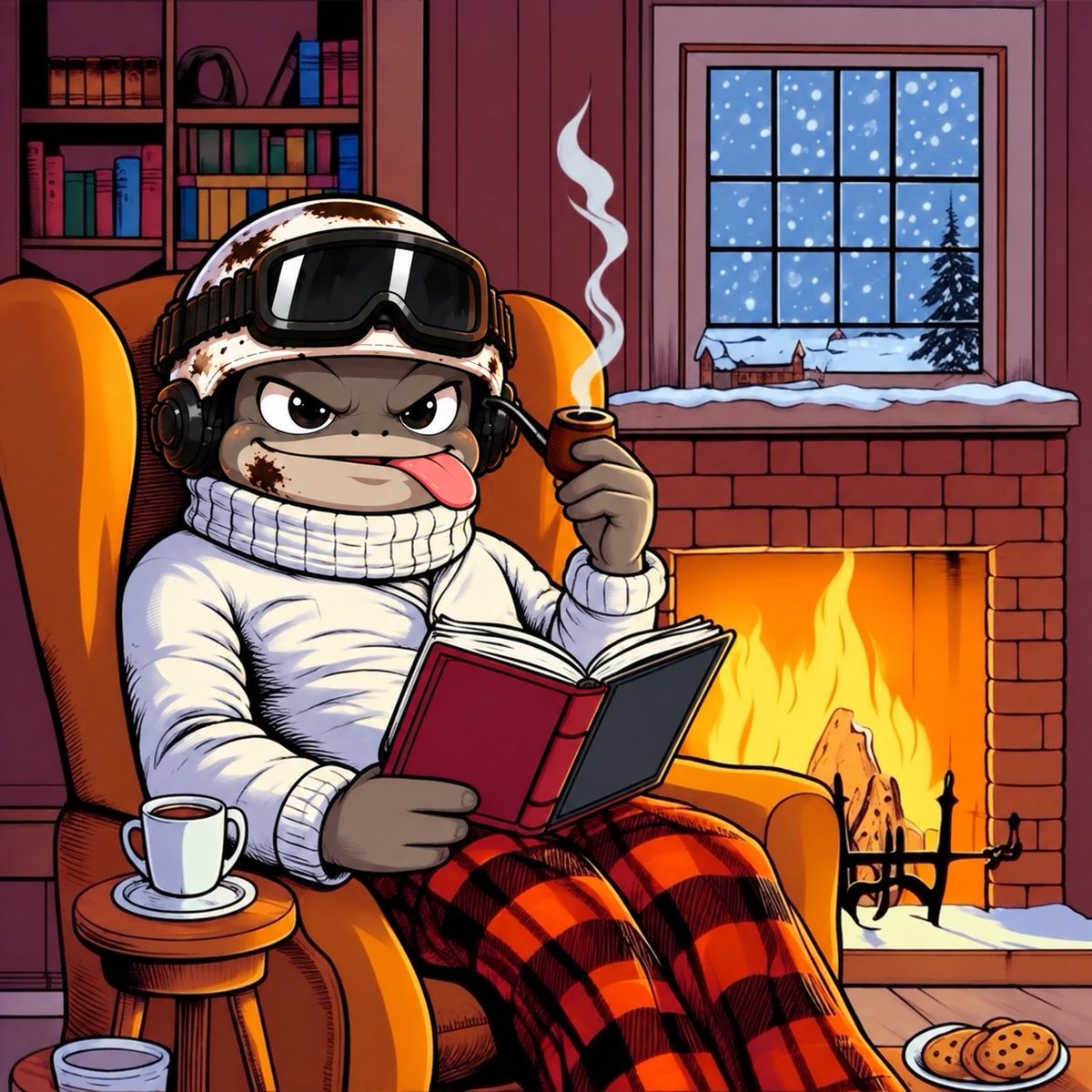 capbitju's tweet photo. @DynamiteonRH enjoying the snowfall @DynamiteonRH https://t.co/nAsSvBadAb