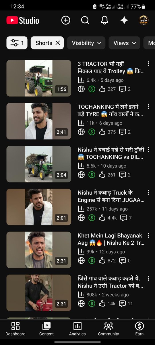 VickySutha7105's tweet photo. Dear @TeamYouTube @YouTubeIndia,
Major reach glitch on my channel since Sept 17 update. Past videos easily crossed 500k-800k views, but all new videos are now abruptly freezing between 1k-15k views with zero impressions. Content style is same. 
Link: https://t.co/5k3YyIt54n https://t.co/YIW3KYEKQn