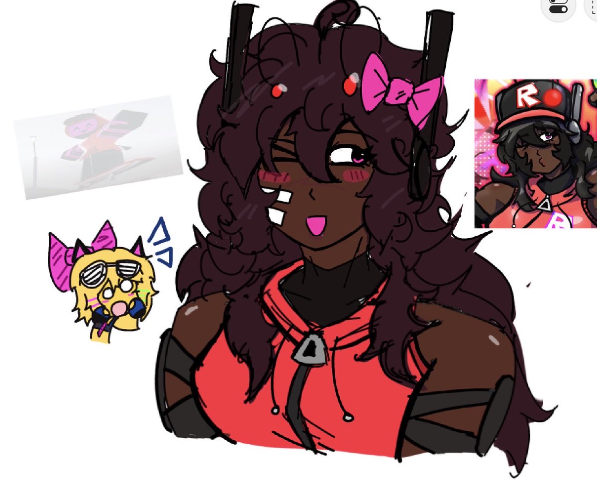 Koshfoxes's tweet photo. POC Veeronica hair concept (i tried ;-;)
#forsaken #forsakenroblox https://t.co/pKab1OEJx3