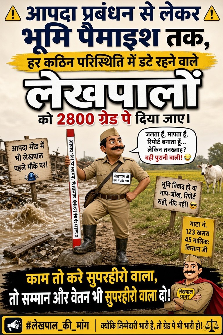 Intezard48a's tweet photo. #लेखपाल_की_मांग
@myogioffice
@CMOfficeUP 
@BoardofRevenue https://t.co/A49ksCRLOa