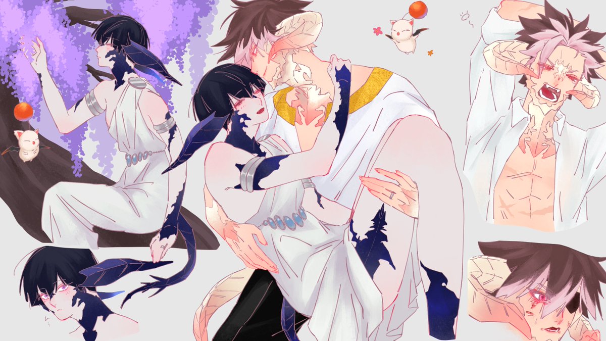 Louis57492671's tweet photo. 深く考えると色々違うので薄目でみてください
⚠保の鱗が女性型(女体化？) #nrhs https://t.co/rFC6E11h62