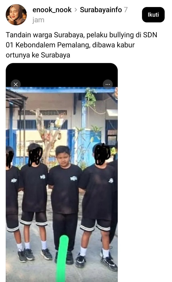 illbeurbby's tweet photo. @TanyarlBase update gais, ini salah satu pelaku yang kabur sama ortu nya ke surabaya (fyi katanya ortunya isilop 🤷) https://t.co/FNxRzvrMLK
