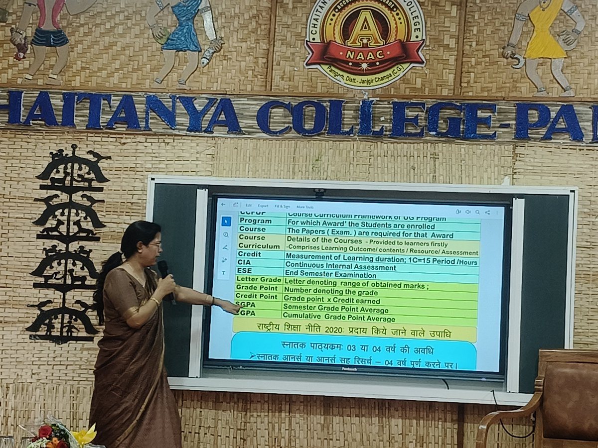 CHAITANYABED2's tweet photo. Understanding NEP 2020, Shaping the Future! An insightful orientation session by Dr. Rohini Arya, NEP Nodal Officer, Shaheed Nand Kumar Patel University, exploring the vision and transformative framework of NEP 2020.
#NEP2020 #OrientationSession #TransformingEducation https://t.co/Ew1gh1CnAT
