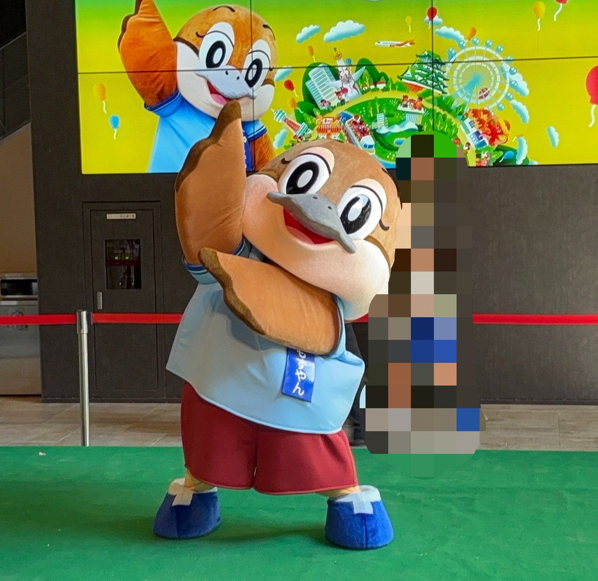 l9WpDYl7U7RqDp7's tweet photo. 愛知県名古屋市の
もずやんの大阪推し活!全国キャラバン
in名古屋に行ってきました😊
くまモンとしまねっことちりゅっぴに
会いに来ました‼️
 #もずやん #くまモン #しまねっこ #ちりゅっぴ https://t.co/moP0R7gmut