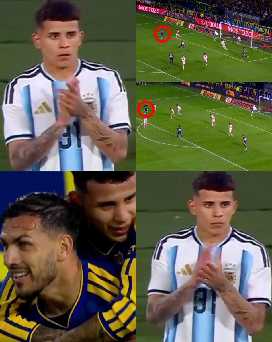 InvictosSomos's tweet photo. Se llama Leonel Flores, tiene 19 años de edad y, en estos momentos, es la SENSACIÓN DEL FÚTBOL ARGENTINO. Hace unos días, brilló en su debut con la Selección absoluta de Argentina. Y este viernes, tras entrar de cambio en el campeonato argentino, le clavó un DOBLETE DE GOLAZOS a Unión de Santa Fe. Velocidad, atrevimiento, regate, calidad técnica, buen golpeo de balón y una facilidad tremenda para desequilibrar. Otra joyita argentina para seguir de cerca, señoras y señores. TALENTO DE BOCA PREDIO.