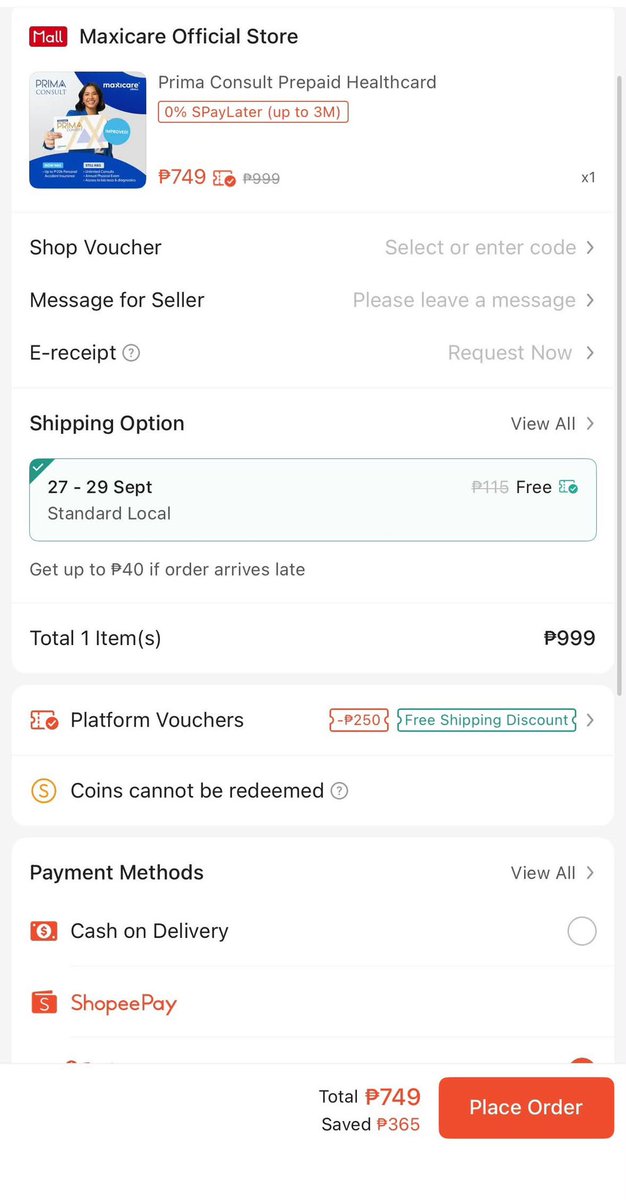 alluraxxsss's tweet photo. FOR THOSE WHO DIDN’T KNOW… MAY HMO SA SHOPEE?! 👀😭🫶🏻
GRABE, nakita ko ’to and P749 lang daw with unlimited consultations?! 😭🥹✨
Tapos may option pa raw na 3-month installment na walang interest. 👀
Honestly, ang useful nito for the practical girlies. 🤍 https://t.co/WKUhrC23xI