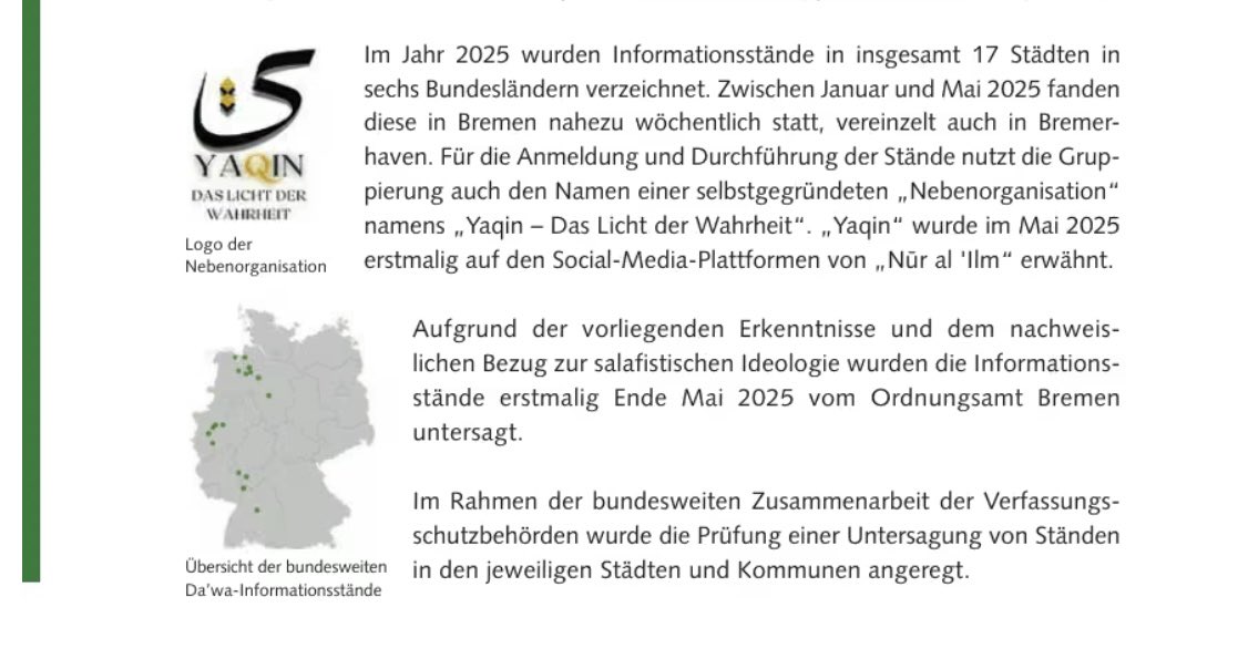 luk_bre's tweet photo. Die #Salafisten-Gruppe „Yaqin“ (gehört zu #NuralIlm) kündigt für heute mehrere Infostände in den Fußgängerzonen von #Essen, #Bochum, #Stuttgart und #Mannheim an. Ob die Initiatoren bedacht haben, dass Feiertag ist und die Innenstädte dementsprechend leer bleiben? #Islamismus https://t.co/DVb7nDxO3A