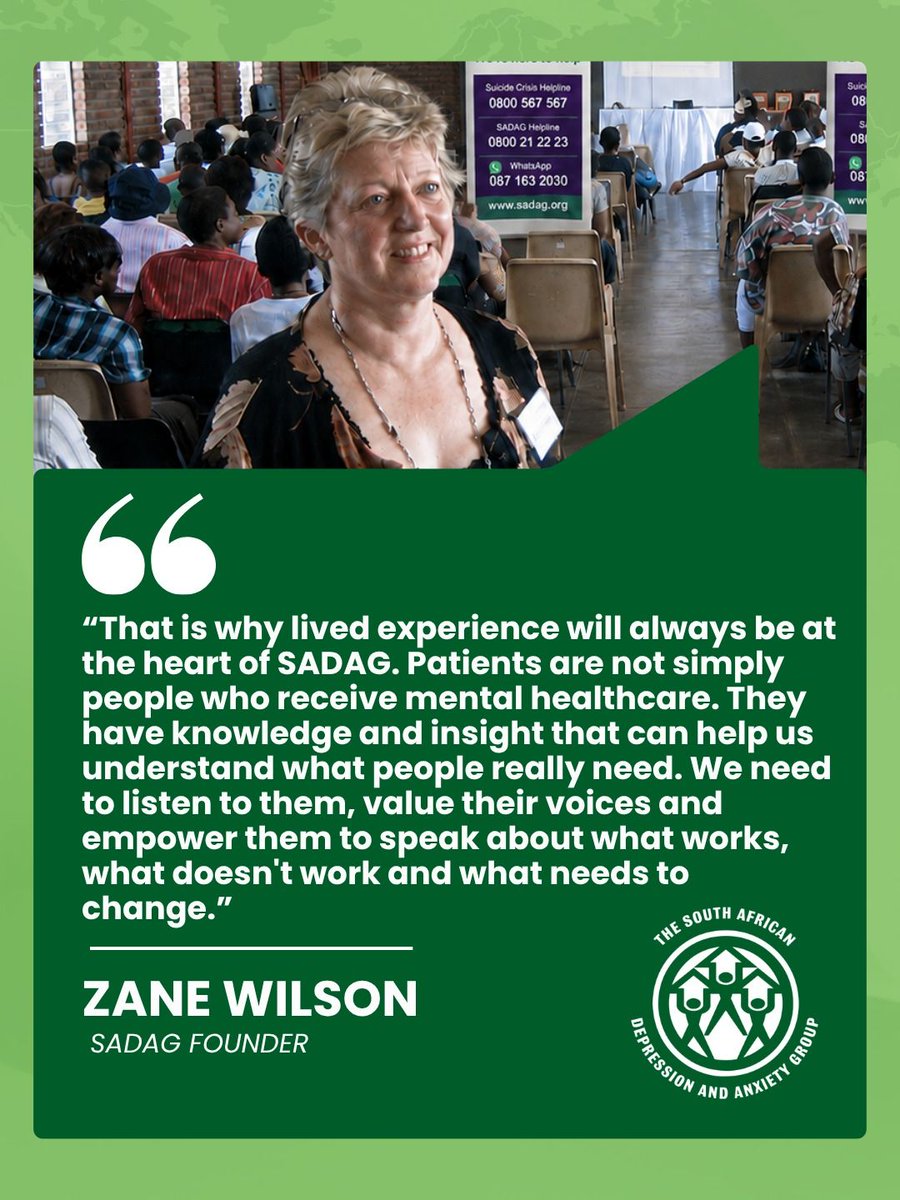 TheSADAG's tweet photo. Our founder, Zane Wilson, reminds us why listening to people who have experienced Mental Health challenges matters. Their voices can tell us what support looks like in real life, what is working and where change is needed.⬇️ https://t.co/7dlDEvPHiC