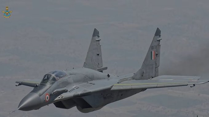 vasilyaarkhipov's tweet photo. An IAF's MiG-29UPG (t/n KBU-709) from No. 47 Sqn in ExTS-26. https://t.co/KUh5c7YAYN