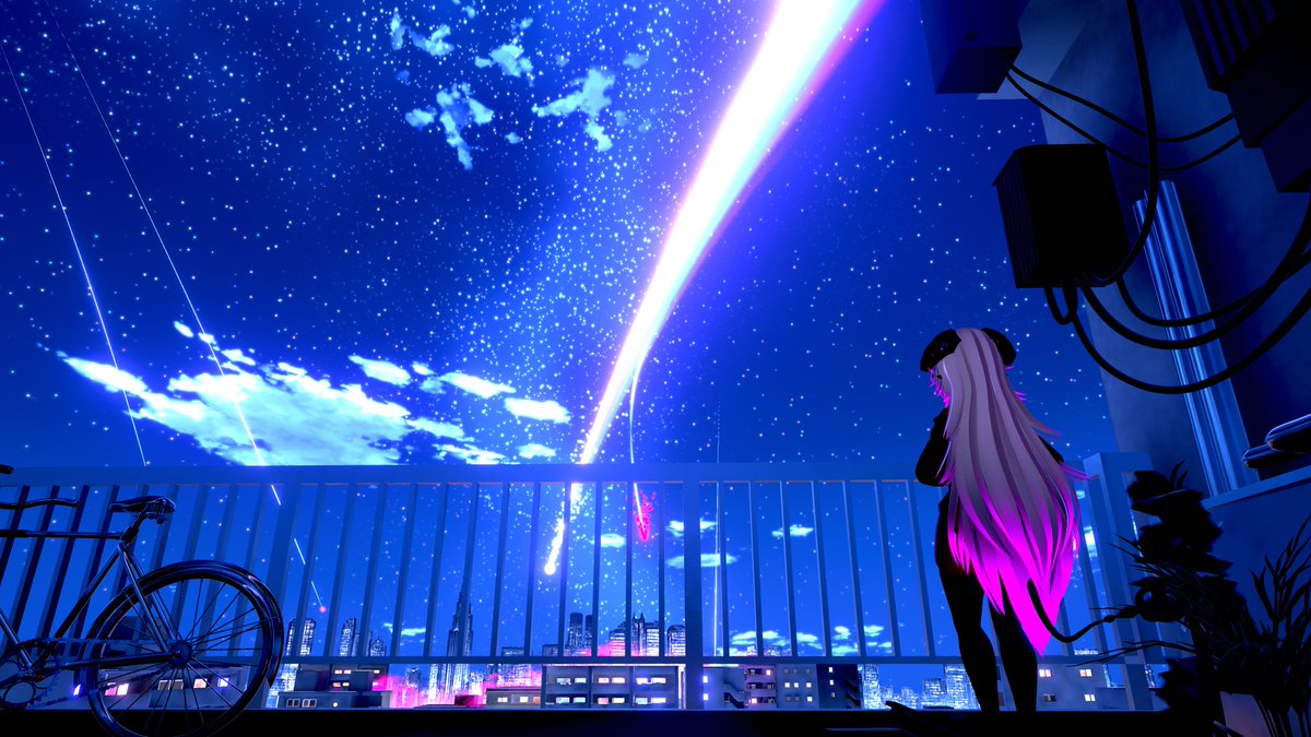 NekoRiHime's tweet photo. Will you hold me close?
while we enjoy the starry night? <3

World: Fate By: 123Summertime
 #VRChat #VRChatPhotography #VRChatPhotos #VRChat_world #VRChatworld紹介 #vrchatavatars https://t.co/ymw4iGTX6M