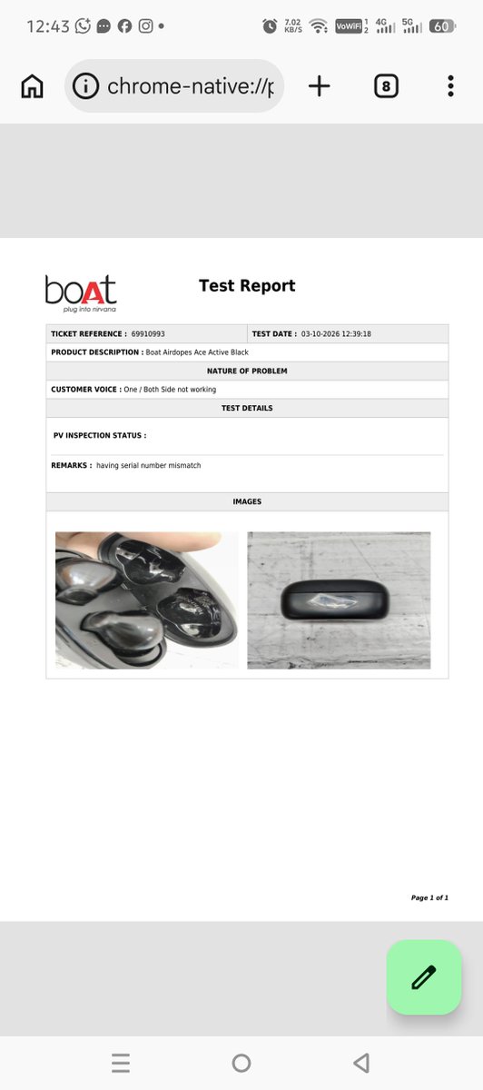 Shubha33214's tweet photo. @RockWithboAt @jagograhakjago @amangupta0303 
I send 2 products for replacement to  boat 
They attach both product as each other's label and reject the claim 
What a service by boat service center. 
This is courior boy fault or your service center fault https://t.co/XVTtVAxMDS