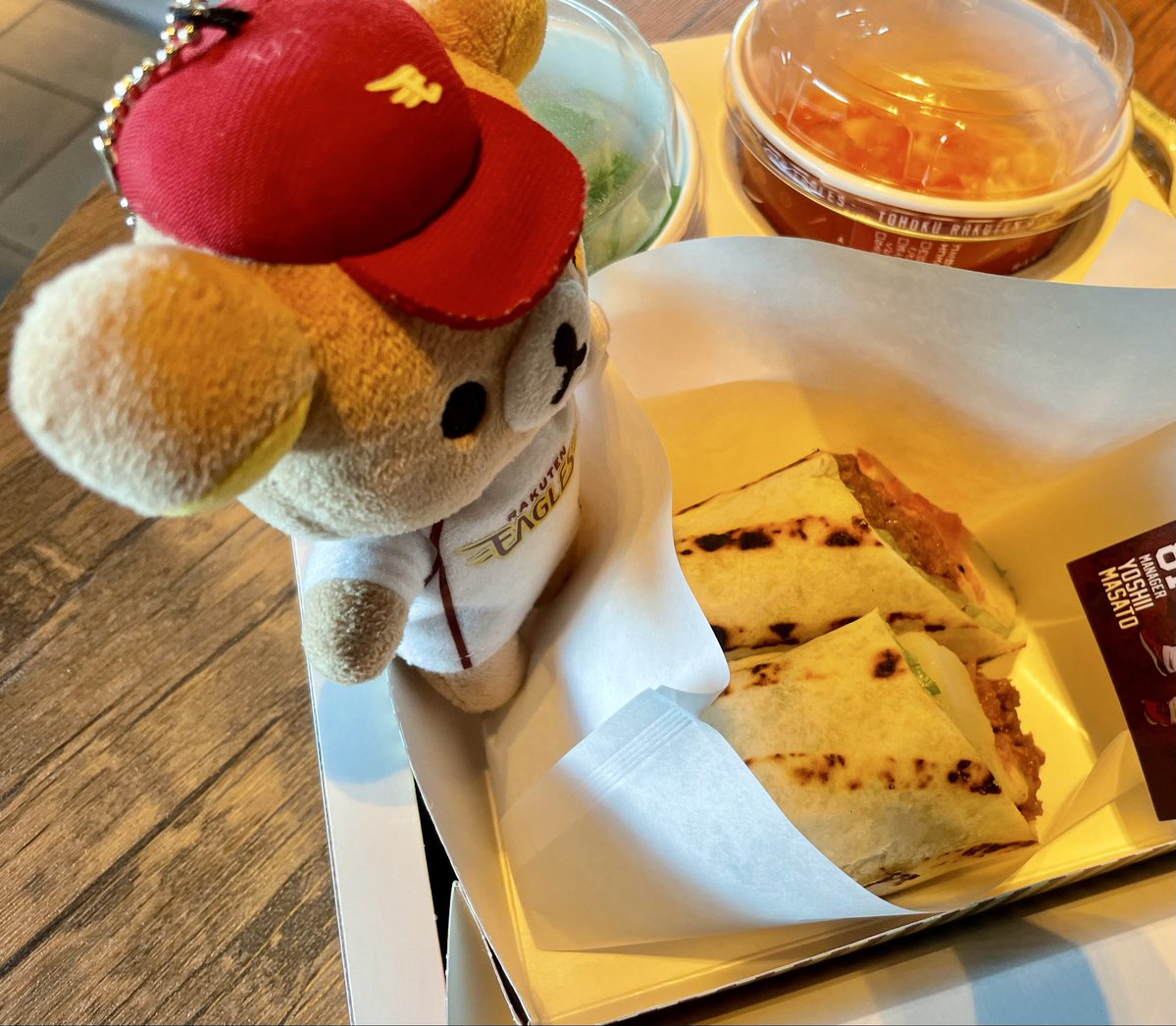 sakichcat's tweet photo. おいやんトルティーヤ
やっと食べれたクマ〜🫠💕 https://t.co/mgYPIMcq2r
