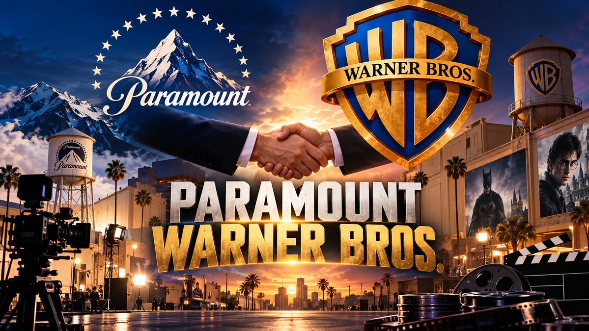 Zickmafr's tweet photo. Paramount a racheté Warner Bros : voici le nouveau nom et les conditions !
#Paramount #WarnerBros #WarnerBrosDiscovery #Skydance #ParamountPictures #Netflix #HBOmax #Miramax #DavidEllison #Cinema #CinemaNews
https://t.co/sBiygw3BEC https://t.co/cMg7nIKqVc
