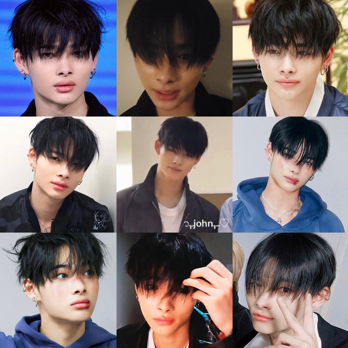 en_cuteduck's tweet photo. ni-ki’s black hair with bangs😭 https://t.co/dHgJr2I7bQ