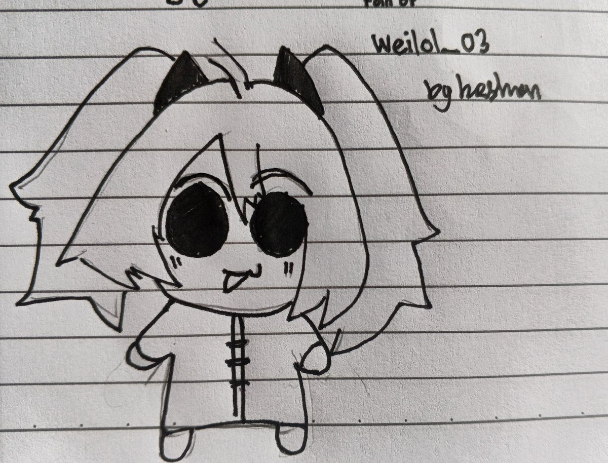 OceanDelig55811's tweet photo. I got bored those days, so here's a fan art of @weilol_03

#art #drawing https://t.co/V5QLIBzwa4