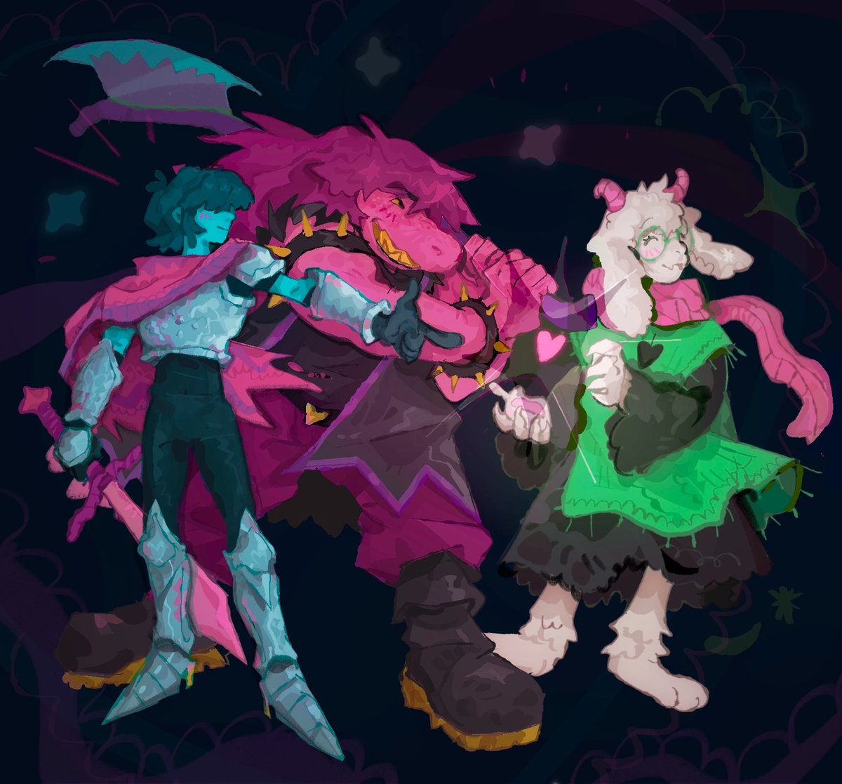zeeaart_'s tweet photo. #deltarune https://t.co/ejgLfBoMKT