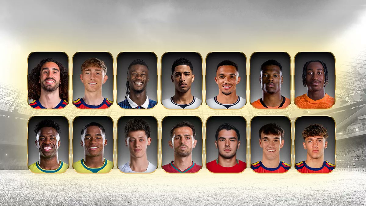 MadridXtra's tweet photo. Real Madrid players in action today:

🇧🇷 Vini, Endrick vs India 🇮🇳 
 - 16:00 CEST 

🏴󠁧󠁢󠁥󠁮󠁧󠁿 Bellingham, Trent vs Croatia 🇭🇷  
 - 18:00 CEST

🇪🇸 Cucurella, Huijsen, Espí vs Czech Republic 🇨🇿 
 - 20:45 CEST 

🇨🇮 Yan Diomande vs Cameroon 🇨🇲
 - 21:00 CEST https://t.co/na0j1IroJh