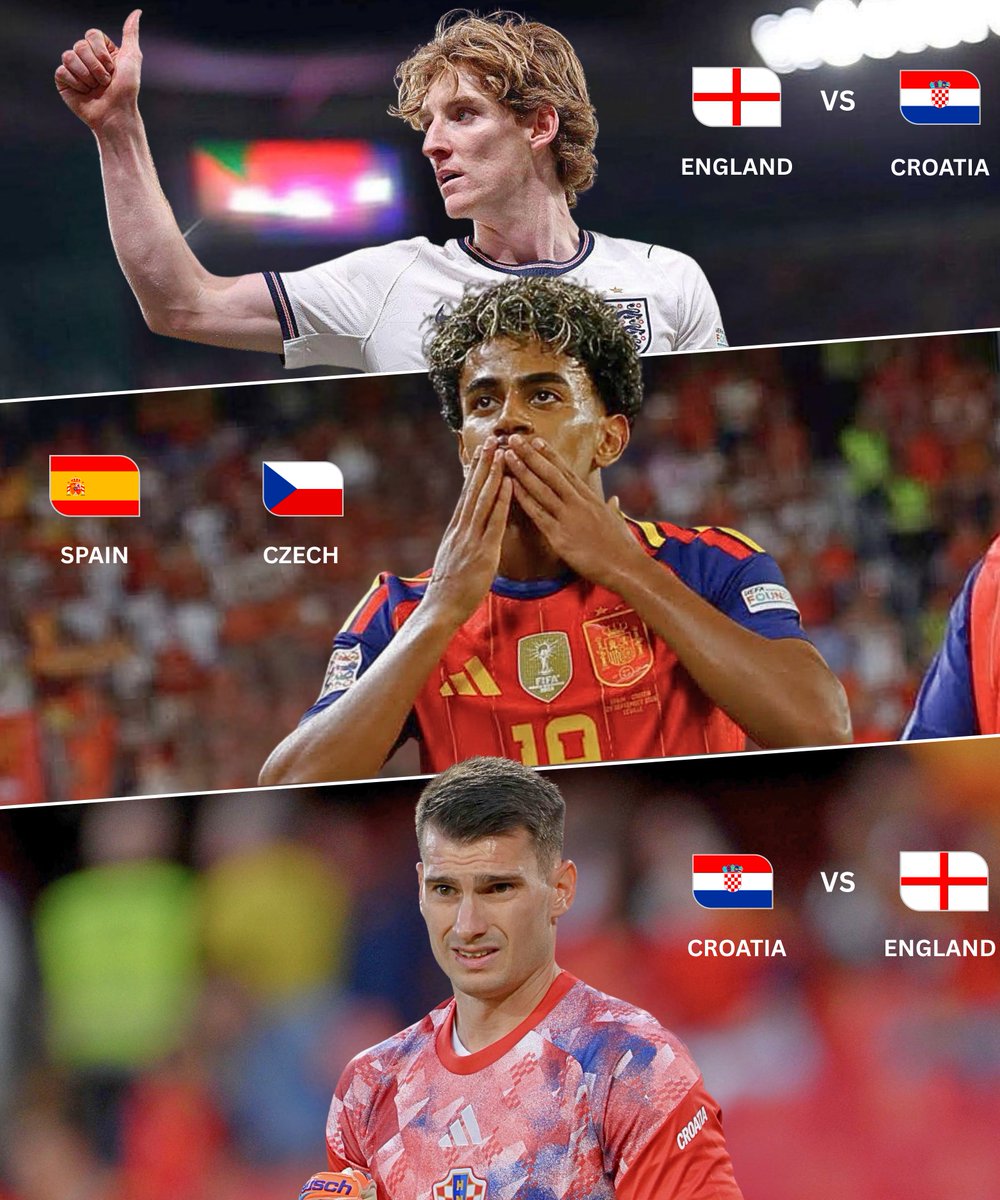 imblaugranna's tweet photo. 🇪🇸🇬🇧🇭🇷 BARÇA PLAYERS IN ACTION TODAY! 🔥

A busy day for the Blaugrana stars on international duty! 🌍💙❤️

🇪🇸 Lamine Yamal, Rodri, Cubarsí, Pedri, Dani Olmo & Fermín face Czechia with Spain.
🏴🇬🇧 Anthony Gordon and England take on Croatia.
🇭🇷 Dominik Livaković and Croatia face England.

Another chance for Barça’s stars to shine on the international stage! ⭐️

#FCBarcelona #Barca #Barcelona #LamineYamal #Pedri