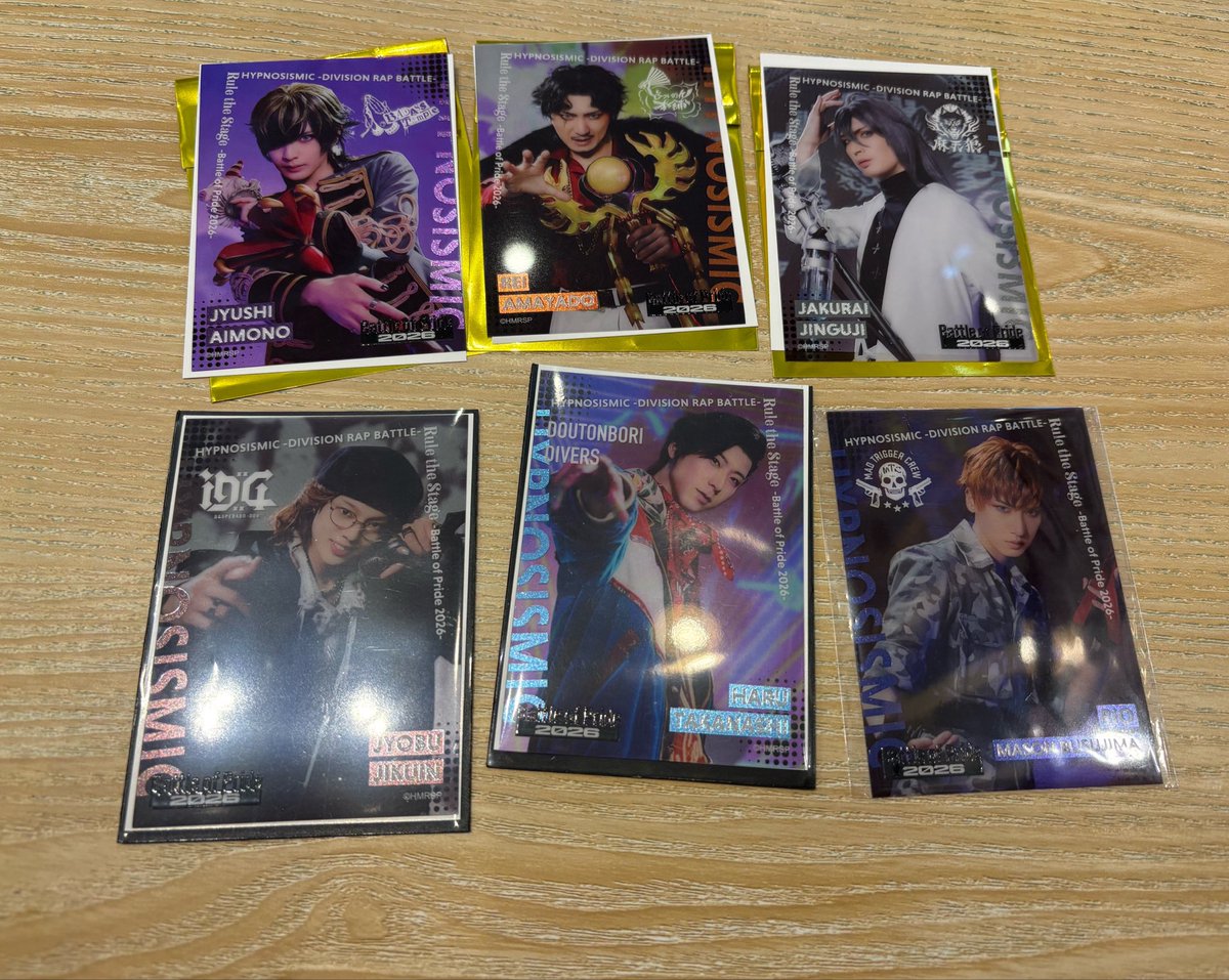 nikukainootoko's tweet photo. ヒプステ BoP2026 クリアカード 交換
求:乱数、二郎、正宗、道四郎優先のシブヤ、イケブクロ、アサクサ
または購入特典シブヤ、アサクサ

譲:十四、零、寂雷、理鶯、時空院、ハル

本日12thライブ現地におります。
公演後または郵送にて交換頂ける方を探しております。検索から気軽にお声掛けください https://t.co/VBIsq8Fk49