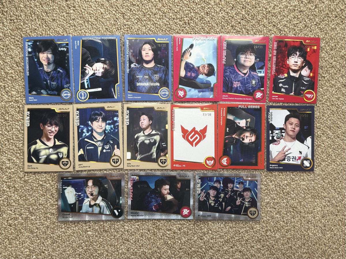 szZolq's tweet photo. 2026 Valorant Lineage VCT Pacific Valorant Bault card 交換 譲渡

【譲】画像
【求】同種DFM SSeeS

複数提供可能、買取は条件によって可
お気軽にお声掛けください。 https://t.co/QpGqF0npVh