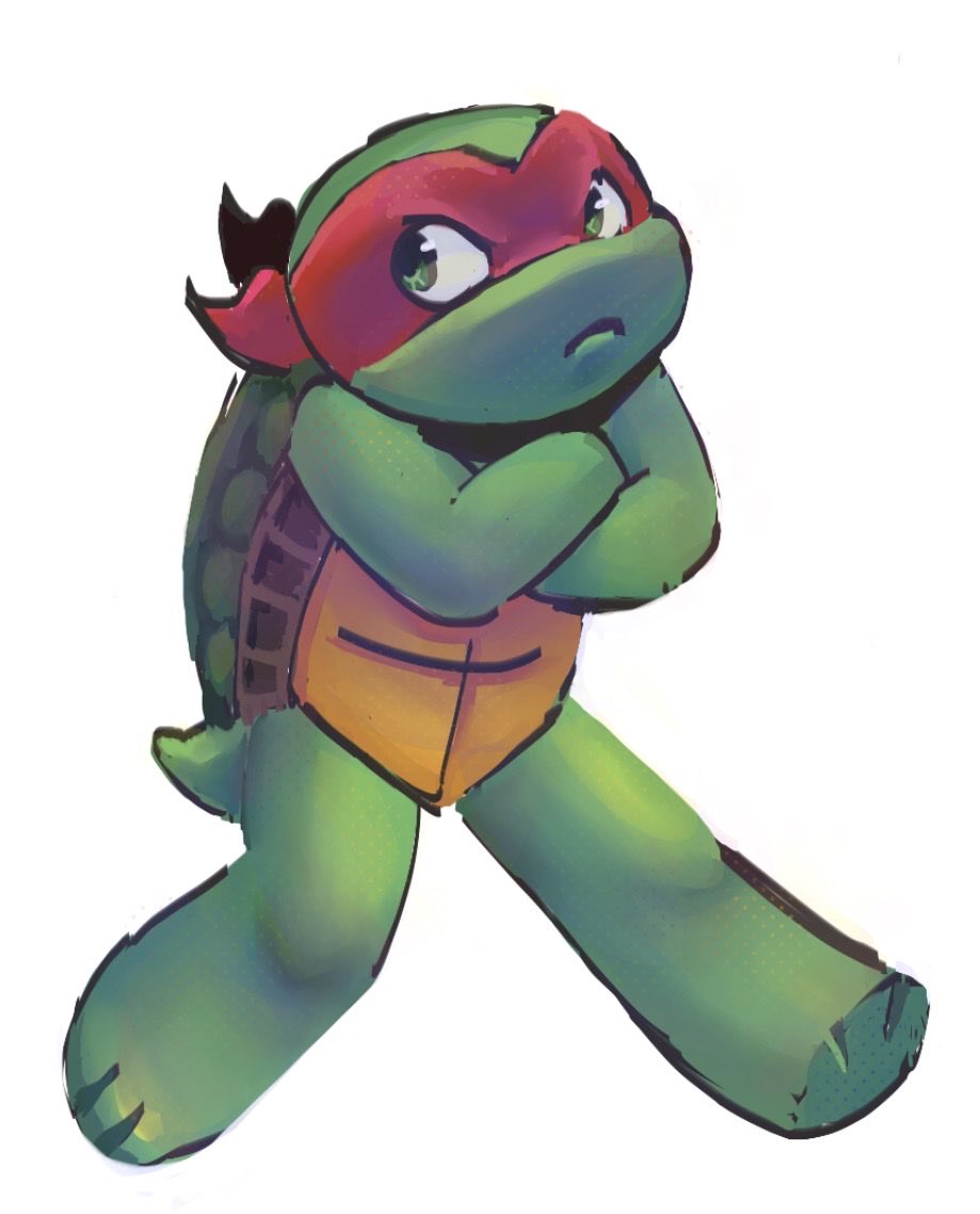 LongLizard999's tweet photo. I think raphs a little angry guys https://t.co/JZCpbSQhoH