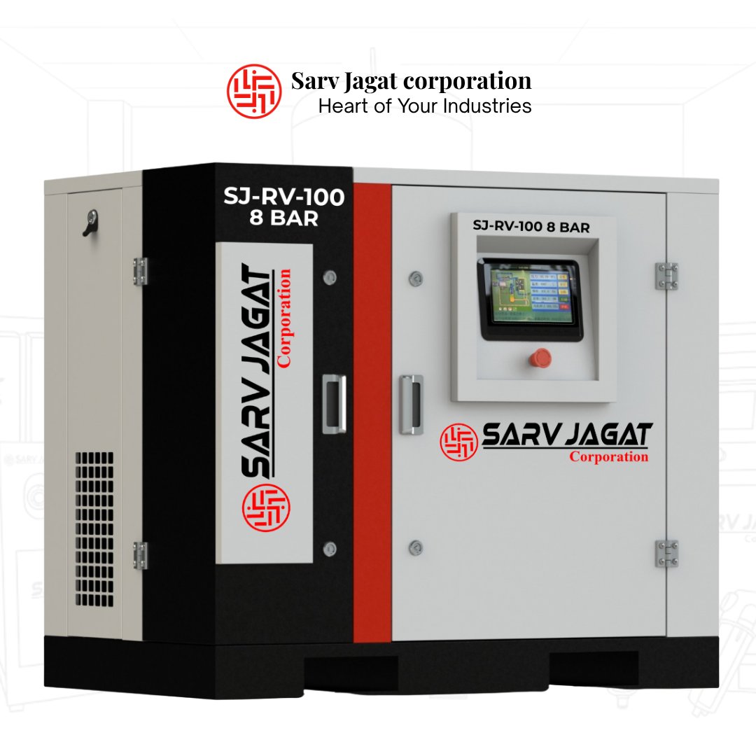 SarvJagat's tweet photo. π SJ RV100 VFD Screw Air Compressor | 100 HP | 8 Bar | 480 CFM | Sarv Jagat
#SarvJagatCorporation #VFDAirCompressor #100HPCompressor #8BarCompressor #480CFM #ScrewAirCompressor #RotaryScrewCompressor #IndustrialAirCompressor #CompressedAir https://t.co/8ufDqdsUXw