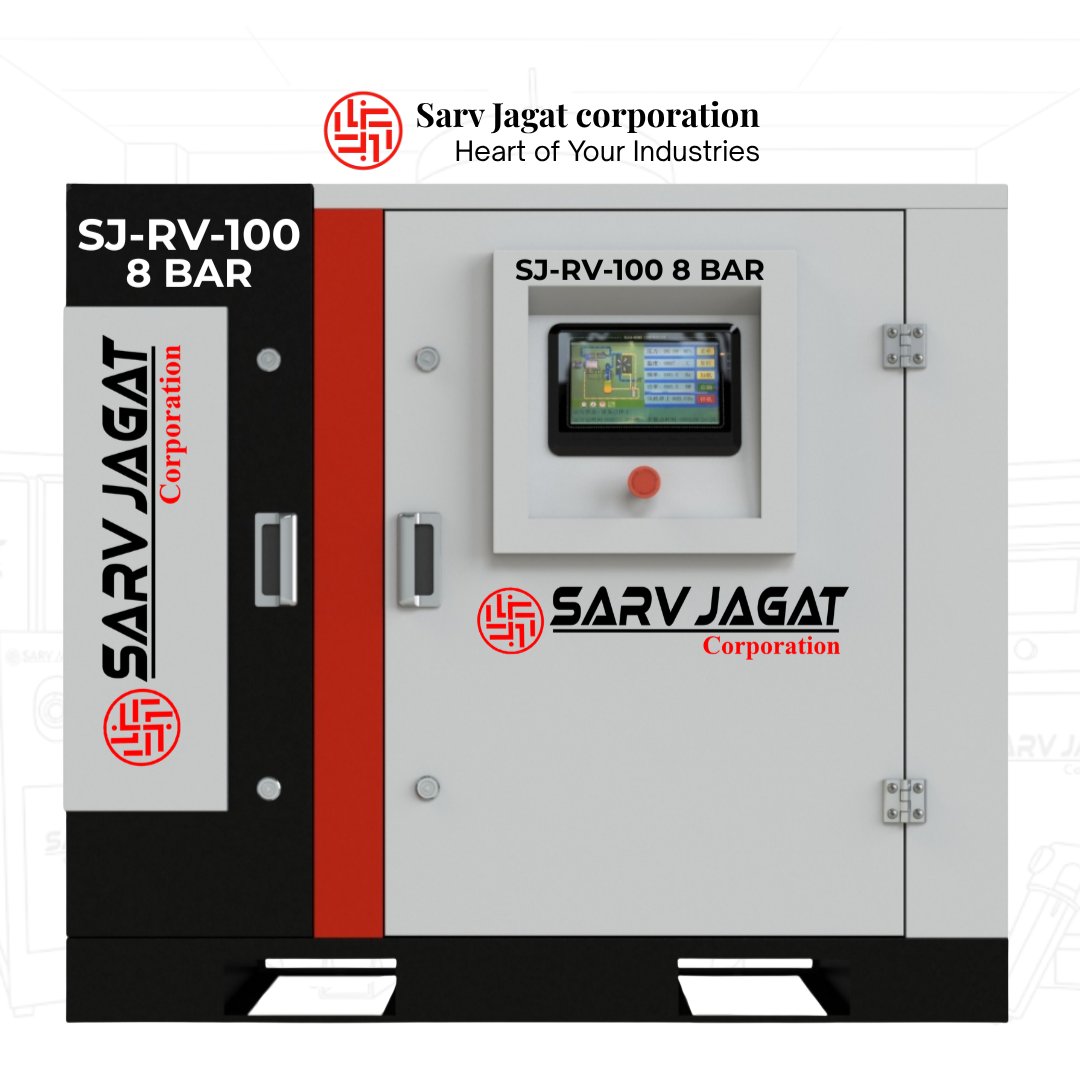 SarvJagat's tweet photo. π SJ RV100 VFD Screw Air Compressor | 100 HP | 8 Bar | 480 CFM | Sarv Jagat
#SarvJagatCorporation #VFDAirCompressor #100HPCompressor #8BarCompressor #480CFM #ScrewAirCompressor #RotaryScrewCompressor #IndustrialAirCompressor #CompressedAir https://t.co/8ufDqdsUXw