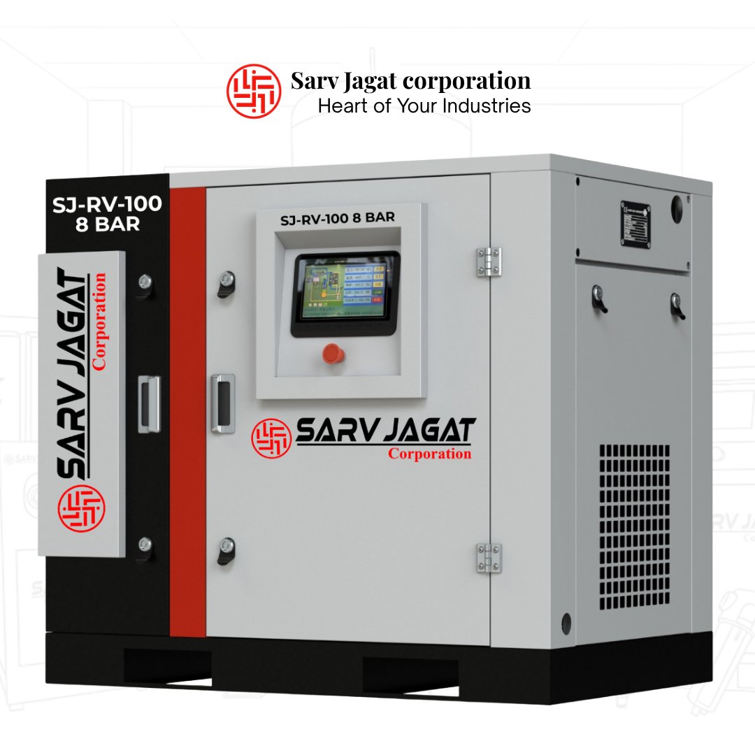 SarvJagat's tweet photo. π SJ RV100 VFD Screw Air Compressor | 100 HP | 8 Bar | 480 CFM | Sarv Jagat
#SarvJagatCorporation #VFDAirCompressor #100HPCompressor #8BarCompressor #480CFM #ScrewAirCompressor #RotaryScrewCompressor #IndustrialAirCompressor #CompressedAir https://t.co/8ufDqdsUXw