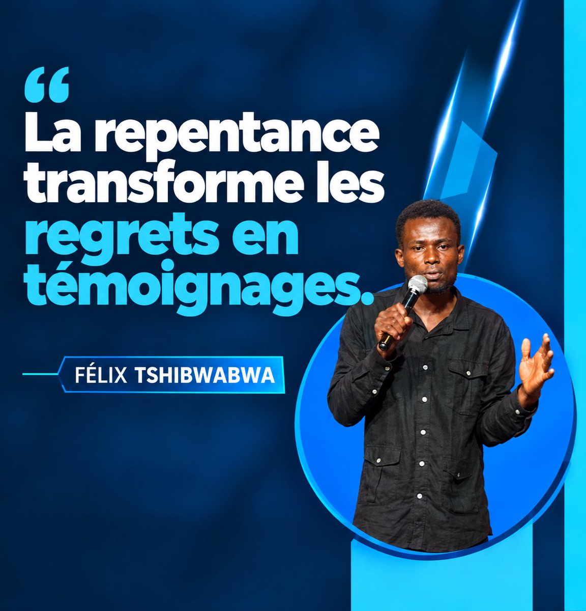 FJT_Amstrong's tweet photo. La repentance transforme les regrets en témoignages https://t.co/69u7fATa0j