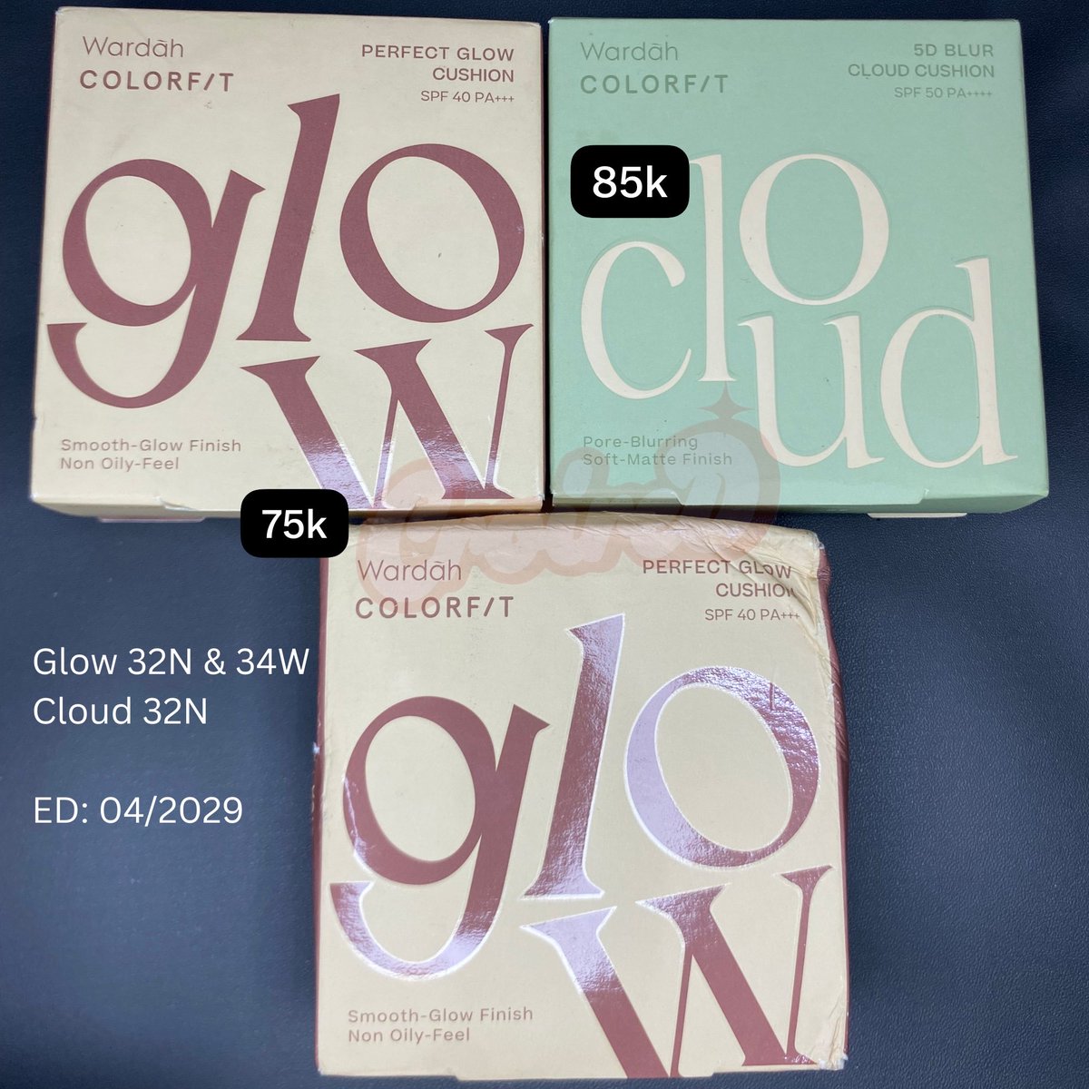 CroireD_id's tweet photo. WTS Wardah Cushion Colorfit

Split pay
Cloud 32n 85k
Glow 32n, 34w 75k

Full Co : https://t.co/KkYBTwlbNq
Cloud 97k
Glow 86k

Sealed alias segel yaaa

ED 2029
Pengirimana Jakarta Barat https://t.co/yPy5mCHbtQ