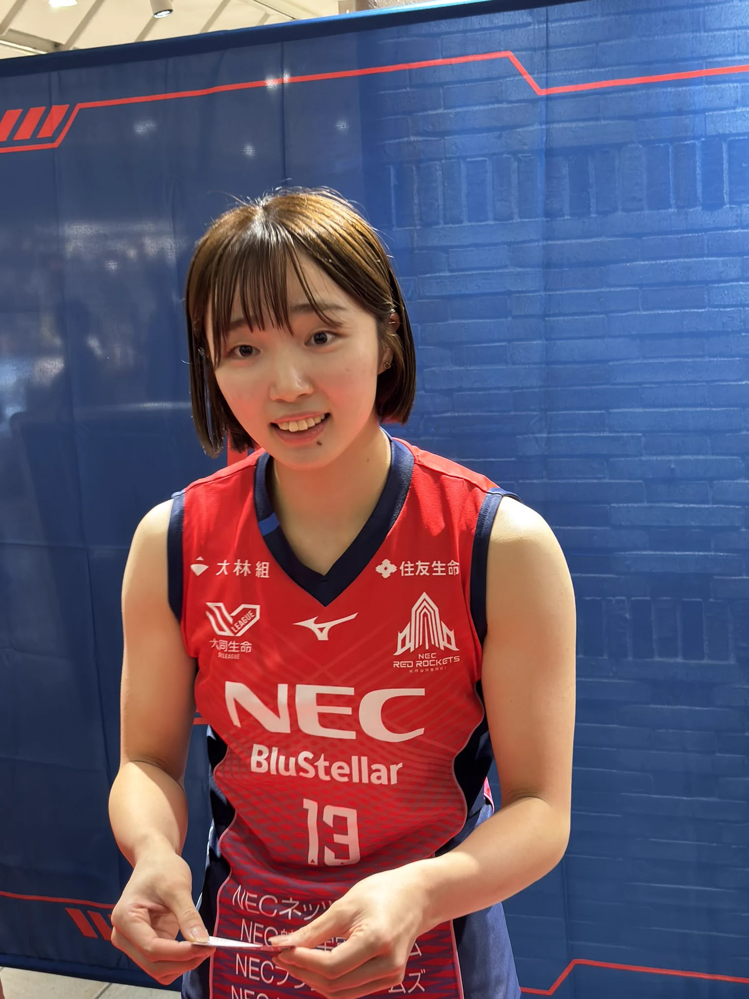 NECレッドロケッツ　髙橋美鈴　直筆サイン入り　ユニフォーム　高橋美鈴　Lサイズ みらべともぞー в X: „女神⁉️ #NECレッドロケッツ川崎 #高橋美鈴“ / X