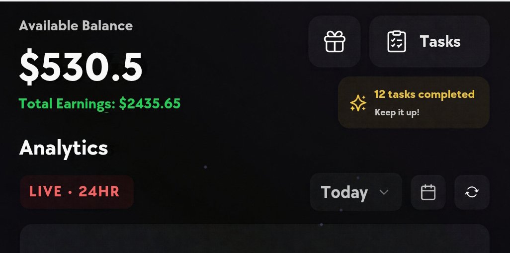 LeadHerLogic's tweet photo. You can earn up to $50 to complete tasks. And even up to $500+ depending on your input.

You get $10 sign up bonus and withdrawal is to your local Account. https://t.co/HN60vmvq3l