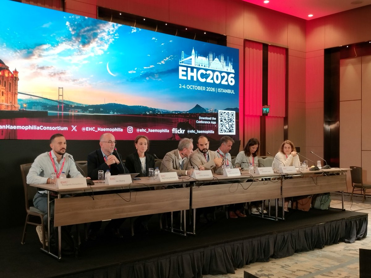 EHC_Haemophilia's tweet photo. ⚡ Time to SLAM! Session 5 at #EHC2026 brings together a packed programme chaired by Prof @blatny_jan & EHC Steering Committee Member @HaemSummit, covering #PatientJourneys, #CardiovascularHealth, #WomenHealth, #GeneTherapy, #Synovitis & #Physiotherapy. https://t.co/Ylu1oF6Kao