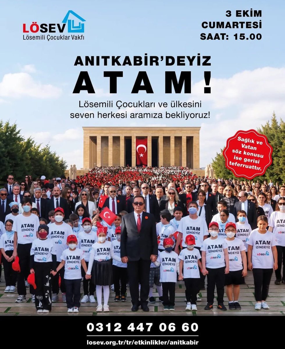 TUBAKESER764328's tweet photo. Ankaraaaaaa "LÖSEV Anitkabirde 
Sızler neredesiniz?????
Kimseye randevu vermeyiniz.
Çocuklarimiz  Tam Kalpte orda olacaklar. 
"Haydi Ankara Yürüyelim Arkadaşlar" https://t.co/JjuvwSqDvD