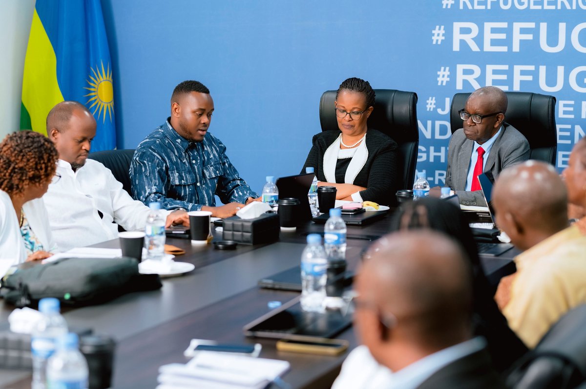 RefugeeAppealRw's tweet photo. This Friday, 2 October 2026, the Appeal Tribunal convened Government institutions, UNHCR, civil society and legal aid partners to strengthen coordination on refugee appeals, access to legal assistance, interpretation and communication,while preserving the Tribunal’s independence https://t.co/RyVJdryJJn