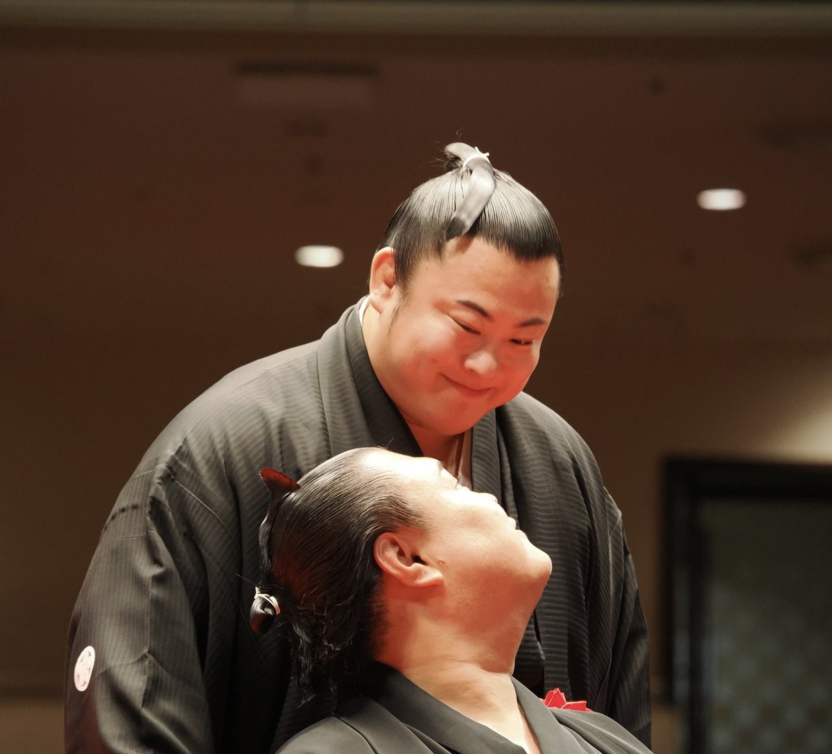 maikoakai's tweet photo. 英乃海と翔猿　兄弟 https://t.co/l3r9gcembV