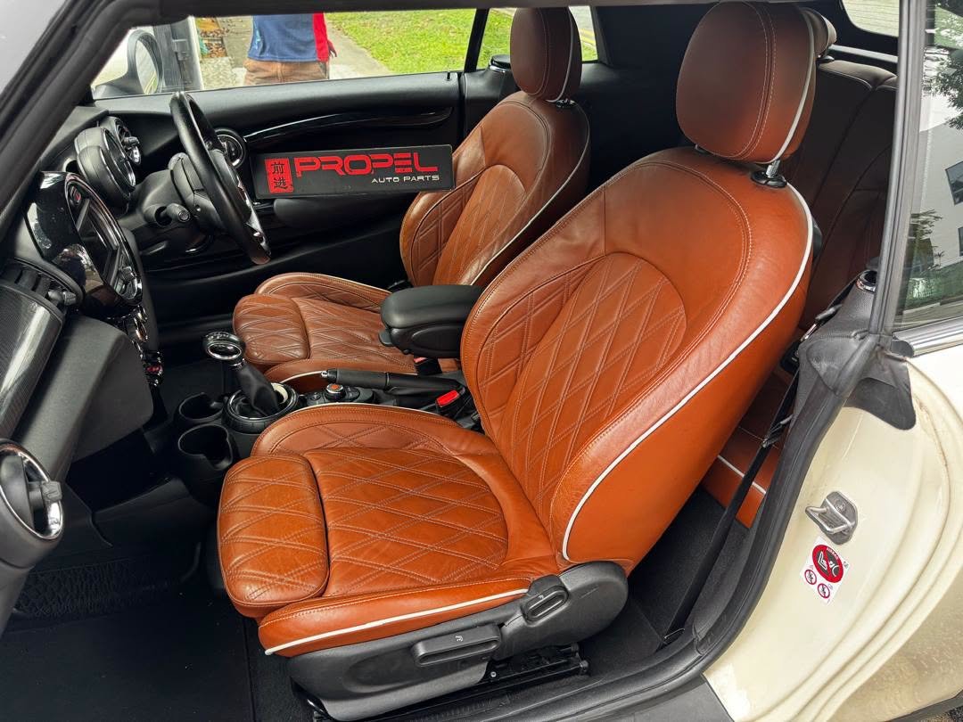 propelauto's tweet photo. MINI COOPER F57 CABRIO — PREMIUM SEAT SET
🪑 MINI Cooper F57 Cabrio Seats
🤎 Premium Brown Leather
✨ Diamond Stitching + Contrast Piping
✅ Excellent condition
📦 Ready Stock
#MINI #MINICooper #F57 #MINICooperCabrio #Seats #Interior #LeatherSeats #Singapore #PropelAutoParts https://t.co/n8AIZ3gloq