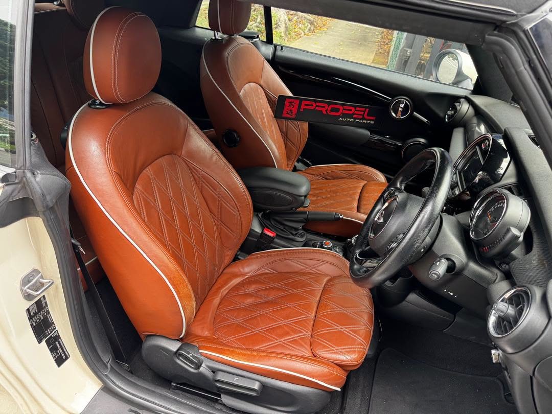 propelauto's tweet photo. MINI COOPER F57 CABRIO — PREMIUM SEAT SET
🪑 MINI Cooper F57 Cabrio Seats
🤎 Premium Brown Leather
✨ Diamond Stitching + Contrast Piping
✅ Excellent condition
📦 Ready Stock
#MINI #MINICooper #F57 #MINICooperCabrio #Seats #Interior #LeatherSeats #Singapore #PropelAutoParts https://t.co/n8AIZ3gloq