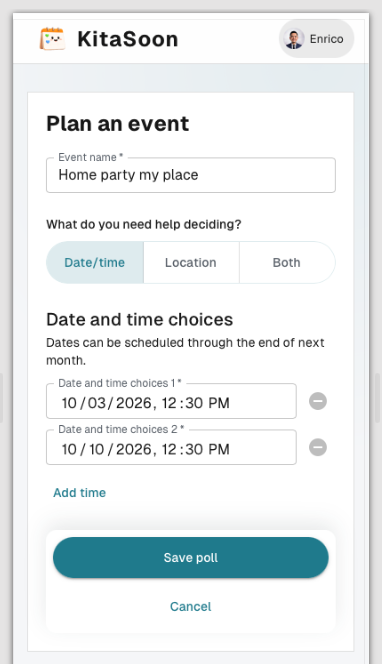 eipangan's tweet photo. Sometimes, organizers need a little help deciding when and/or where to hold an event. So I’ve added a new “Plan an Event” feature to KitaSoon to help with that. 😊 https://t.co/vyZDwlA1TJ