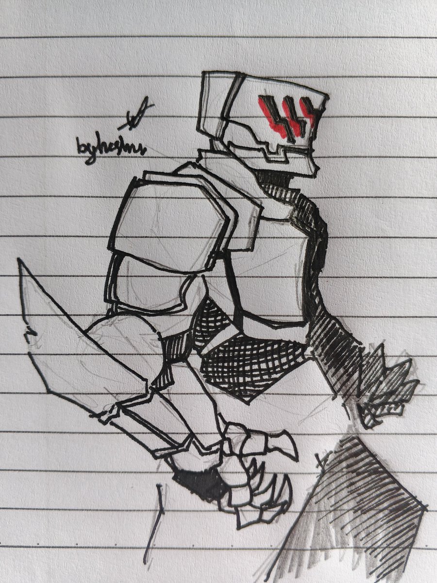 OceanDelig55811's tweet photo. Knight 

#art #drawing #Knight #fantasy https://t.co/7aNJDRByJ3