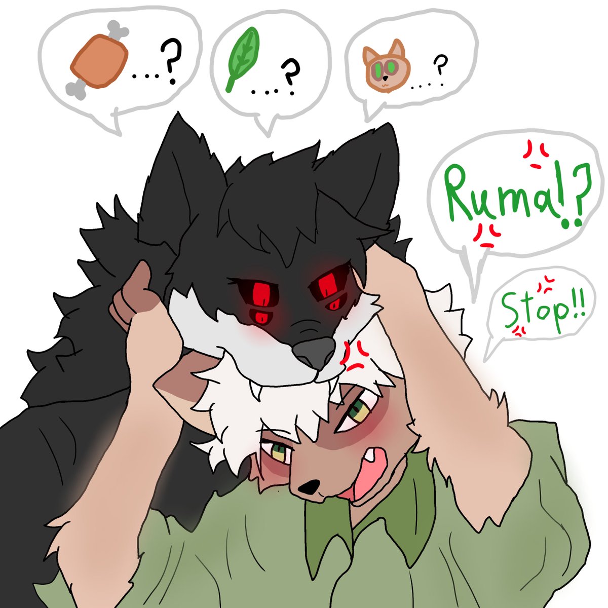 MngkhlRng's tweet photo. #ななもこアート l'm tasting you Mokomo, it's very delicious https://t.co/KeqexxrwkZ