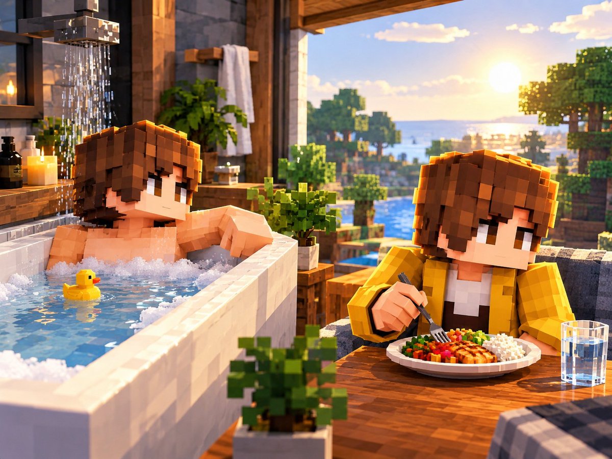 MrRonju7's tweet photo. Good afternoon ☀️

Bath time first, then it’s finally time to eat.
Nothing fancy, just enjoying a simple afternoon and taking it easy. https://t.co/k08CYPp4At