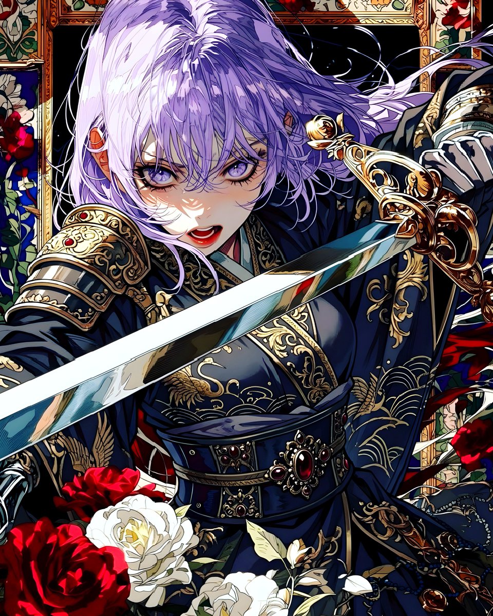 Zichan_AIart's tweet photo. 道なき先へ。 | Let the blade decide the way. https://t.co/kbqI4hBx6u