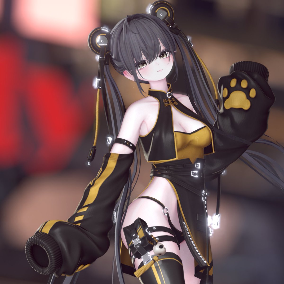 meuteya__'s tweet photo. 🖤🐼💛

#BITE_vrc
#Airi3D https://t.co/HYYk3bAJ8W