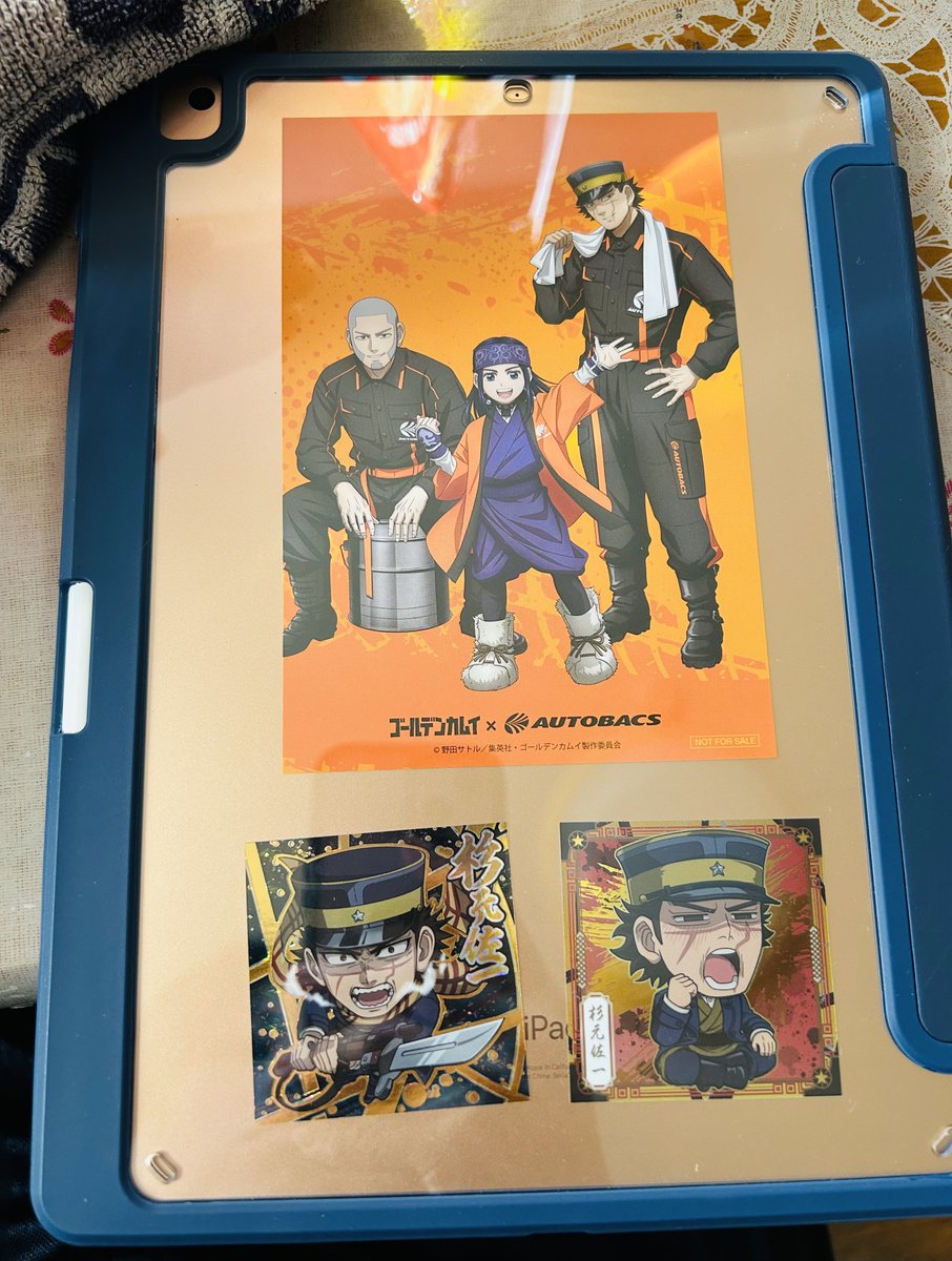 lv5_grgd's tweet photo. うふふ🥰iPadの裏が幸せ空間✨✨ https://t.co/hRYMHjhsyl