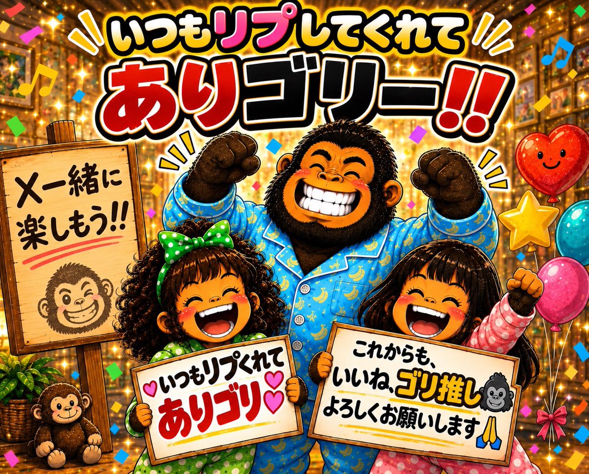 papagori8's tweet photo. @motoconmelonpan メロンパンさん、いつもありゴリです🦍🙏 https://t.co/j5mQ01piBZ